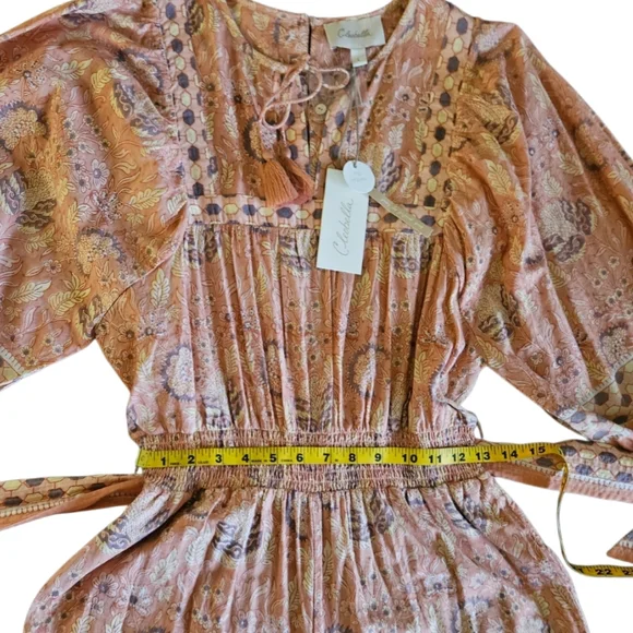 Cleobella Magdalena Bohemian Jumpsuit--Size Large - Picture 11 of 13